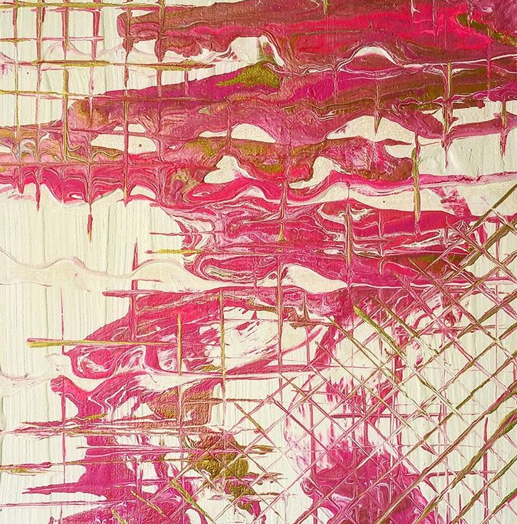 wondARTful | Ep1: Painting Tutorial: Pink/Gold Fluid Pour